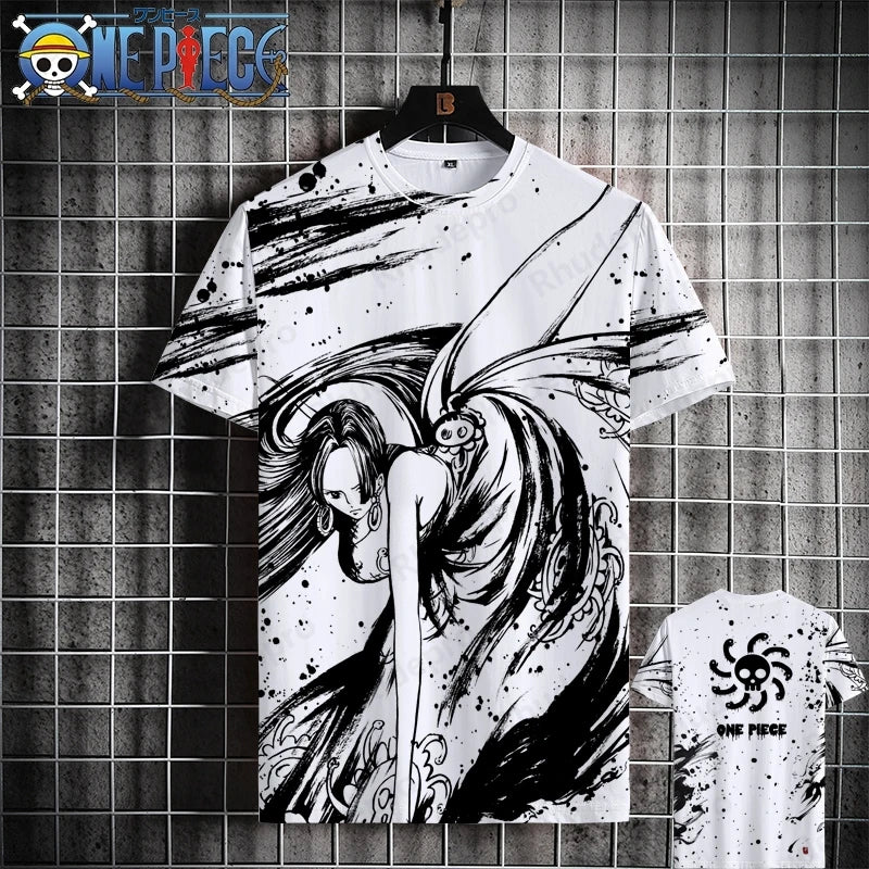 Luffy One Piece 3D Printed T-Shirt – Unisex Summer Anime Tee