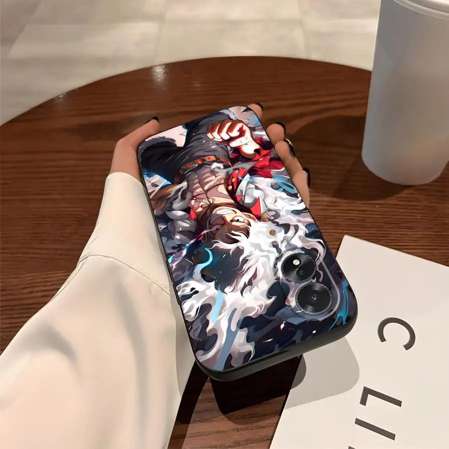 Case for Oppo A52 A12 A36 A53 A16 A33 A71 A9 A38 A17 A32 A73 A15 A32 A11 A37 A18 A31 A72 A54 Phone Cover Cool Luffy Anime