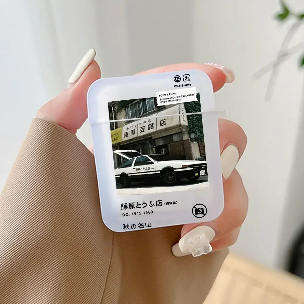Fujiwara Takumi AE86 AirPods Case – Initial D Anime Protective Cover (1/2/3/Pro/4)