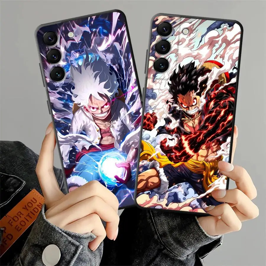 Luffy Ones Pieces Case for Samsung Galaxy A10 A20 A30 A40 A05 A04 A50 A70 A01 A02 A03 A06 Note 20 Ultra 9 10 A07 Phone Cover