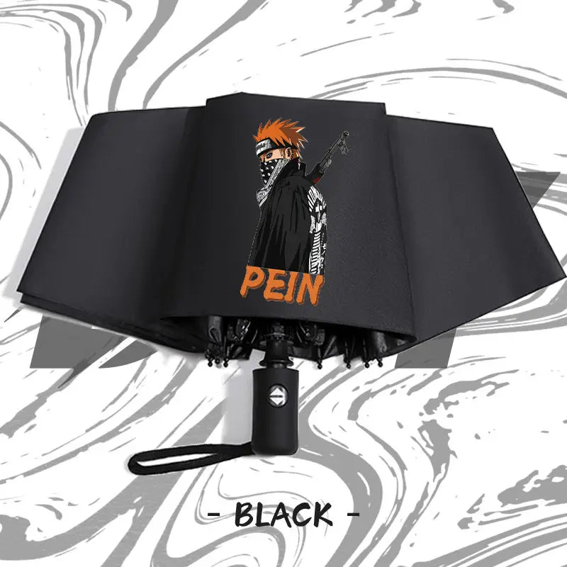Naruto anime peripheral automatic umbrella Naruto Namikaze Minato Uchiha Itachi Kakashi Haruno Sakura sunshade umbrella gift