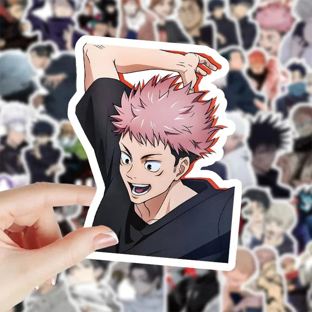10/30/50/100pcs Japan Anime Jujutsu Kaisen Stickers for Laptop Skateboard Car Motorcycle Waterproof Graffiti Sticker Toy