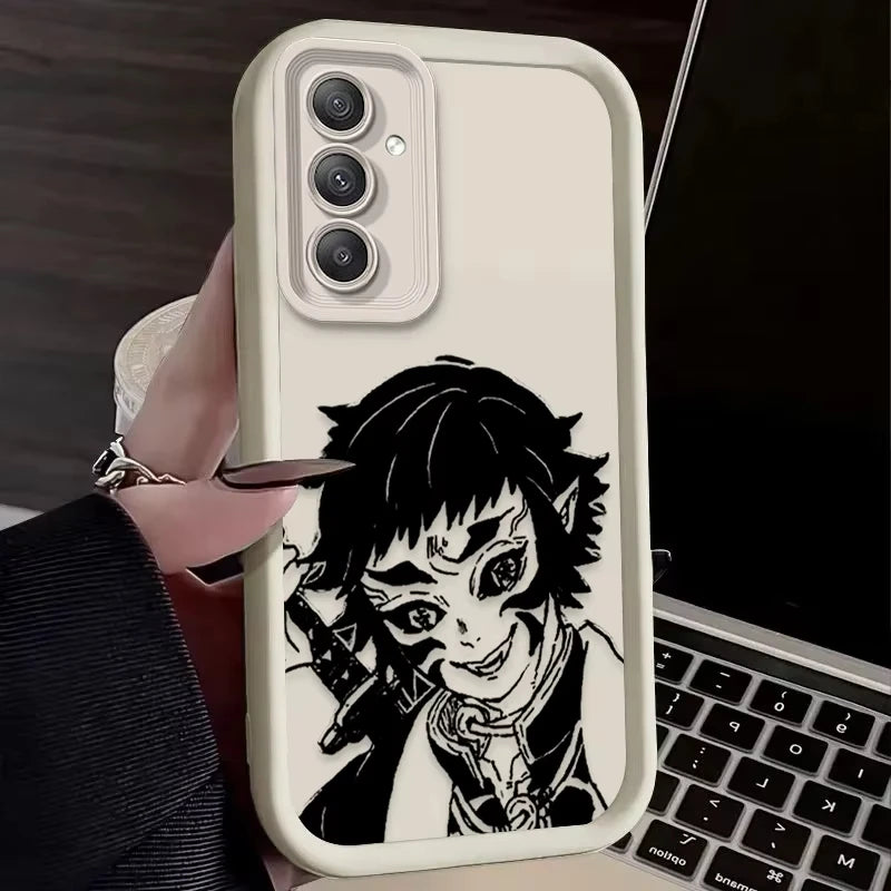 Anime A-Agatsuma Z-Zenitsu Phone Case For Samsung Galaxy A14 A15 5G S21 S22 S23 S24 S25 5G FE Plus Ultra A25 A35 A52 A53 A54 A55