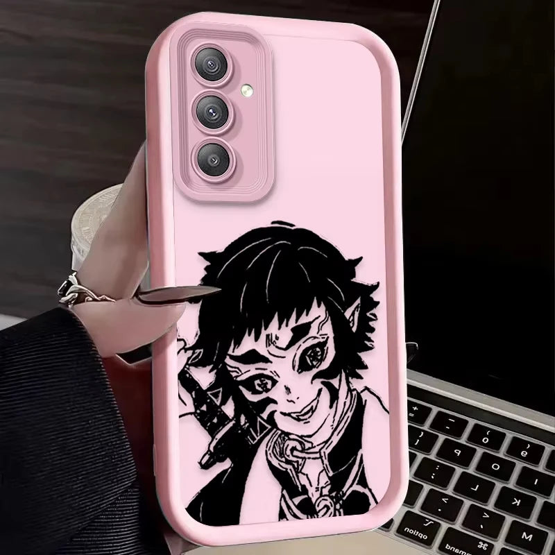 Anime A-Agatsuma Z-Zenitsu Phone Case For Samsung Galaxy A14 A15 5G S21 S22 S23 S24 S25 5G FE Plus Ultra A25 A35 A52 A53 A54 A55