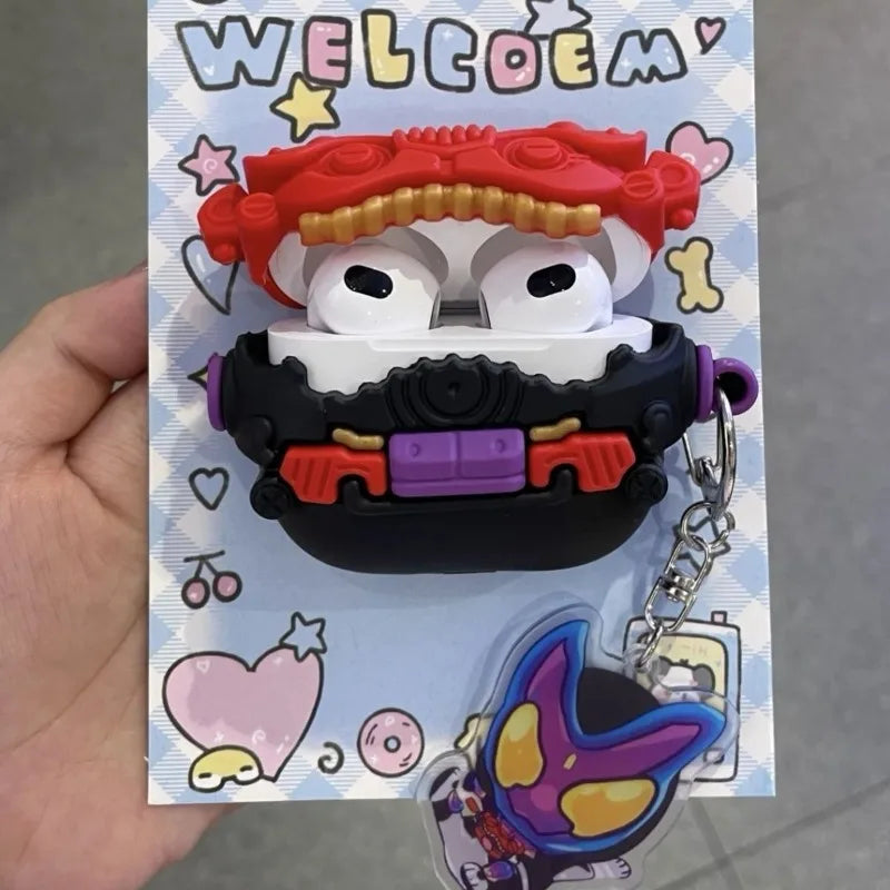 Kamen Rider Gavv Anime Character Creative Personality Headphone Case Airpods1 2 4 Airpods pro Handsome Headphone Case Wholesale