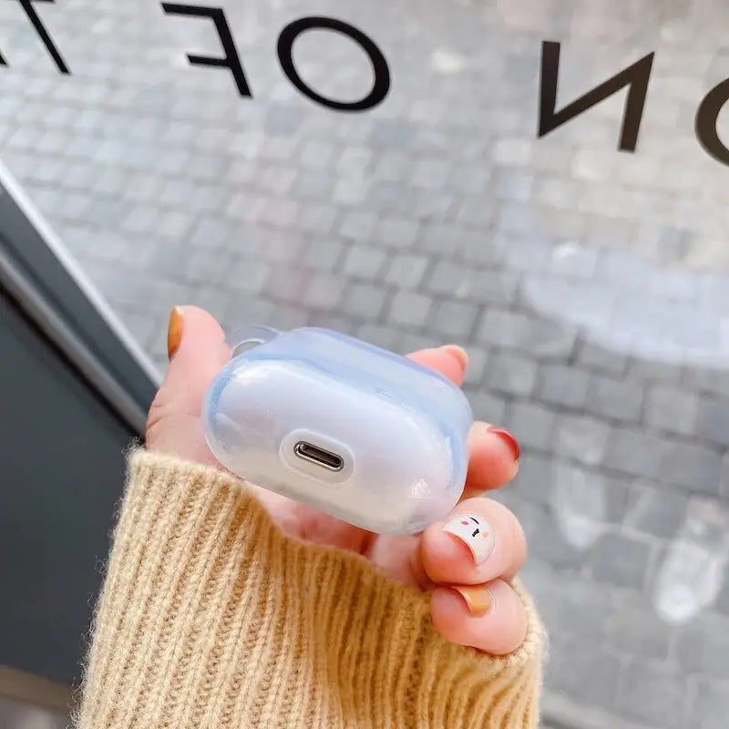 Soft Case for AirPods 1 2 Pro 3 4 Wirless Bluetooth Headphone Cover Anime Transparent Earphone Shell for Pro2