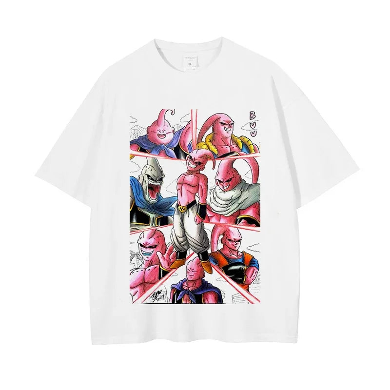 Dragon Ball Z Streetwear T-Shirt – Anime Graphic Cotton Tee