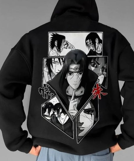 Unisex Oversized Naruto Hoodies Sweatshirt Anime Printed Men's Clothing Autumn Casual Y2k Loose Women's Long Sleeve Tops