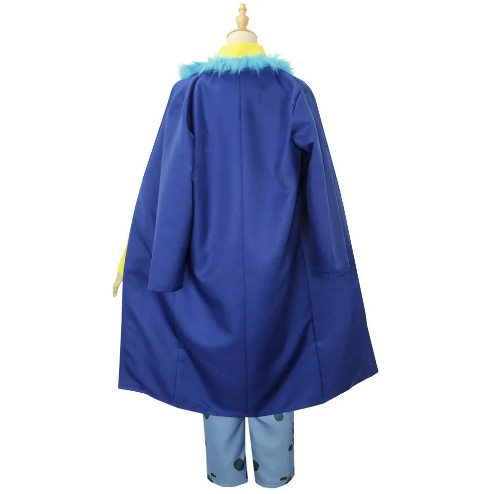 Anime Water Law Tra Falgar Cosplay Costume Trafalgar D Cosplay Suits Uniform For Men Halloween Coat Death Technician Hat