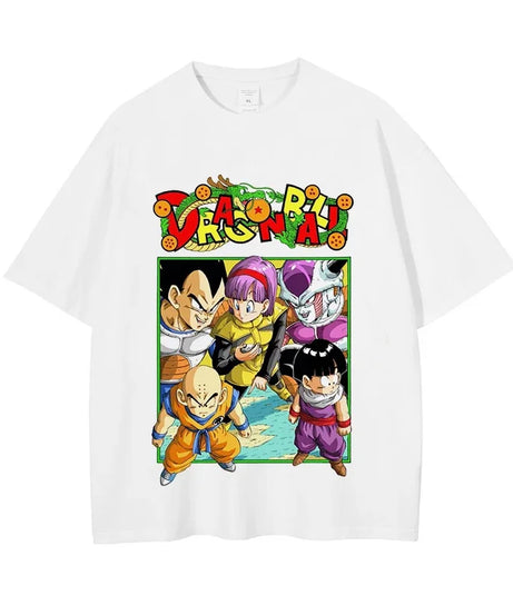 Dragon Ball Z Streetwear T-Shirt – Anime Graphic Cotton Tee