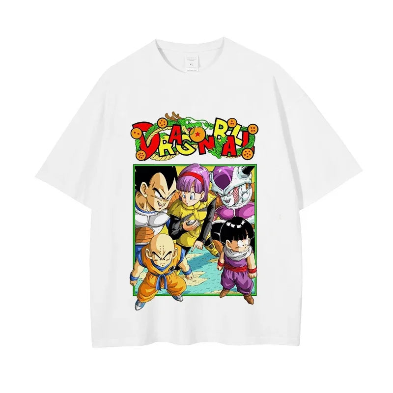 Dragon Ball Z Streetwear T-Shirt – Anime Graphic Cotton Tee
