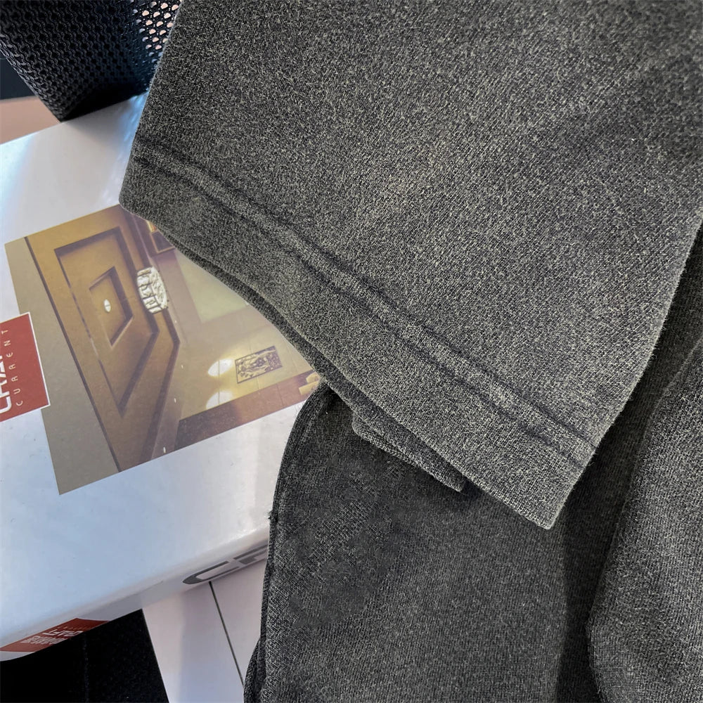 Short-Sleeved Tees Men's Women's T-Shirt American Streetwear Vintage Washed Cotton Tops Super Popular