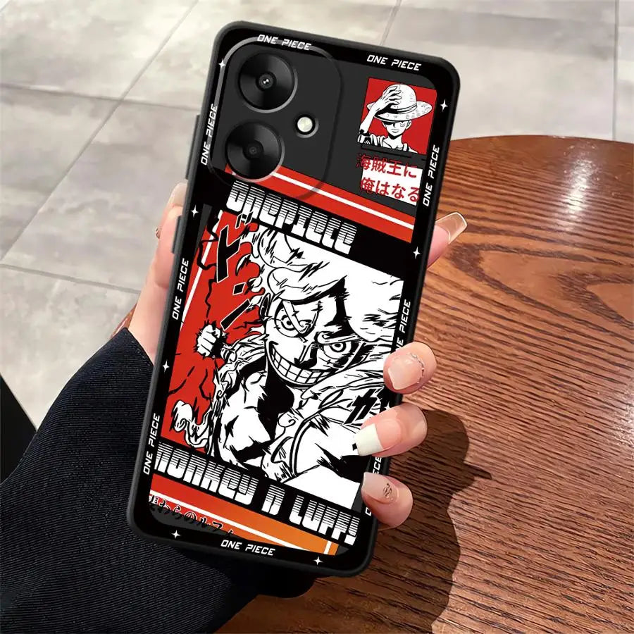 Cool Anime Characters Soft Back Phone Cover Case for Xiaomi Redmi 12 13C K60 12C 10 K40 K50 Gaming 9T A5 A1 A2 Plus 9A 9C