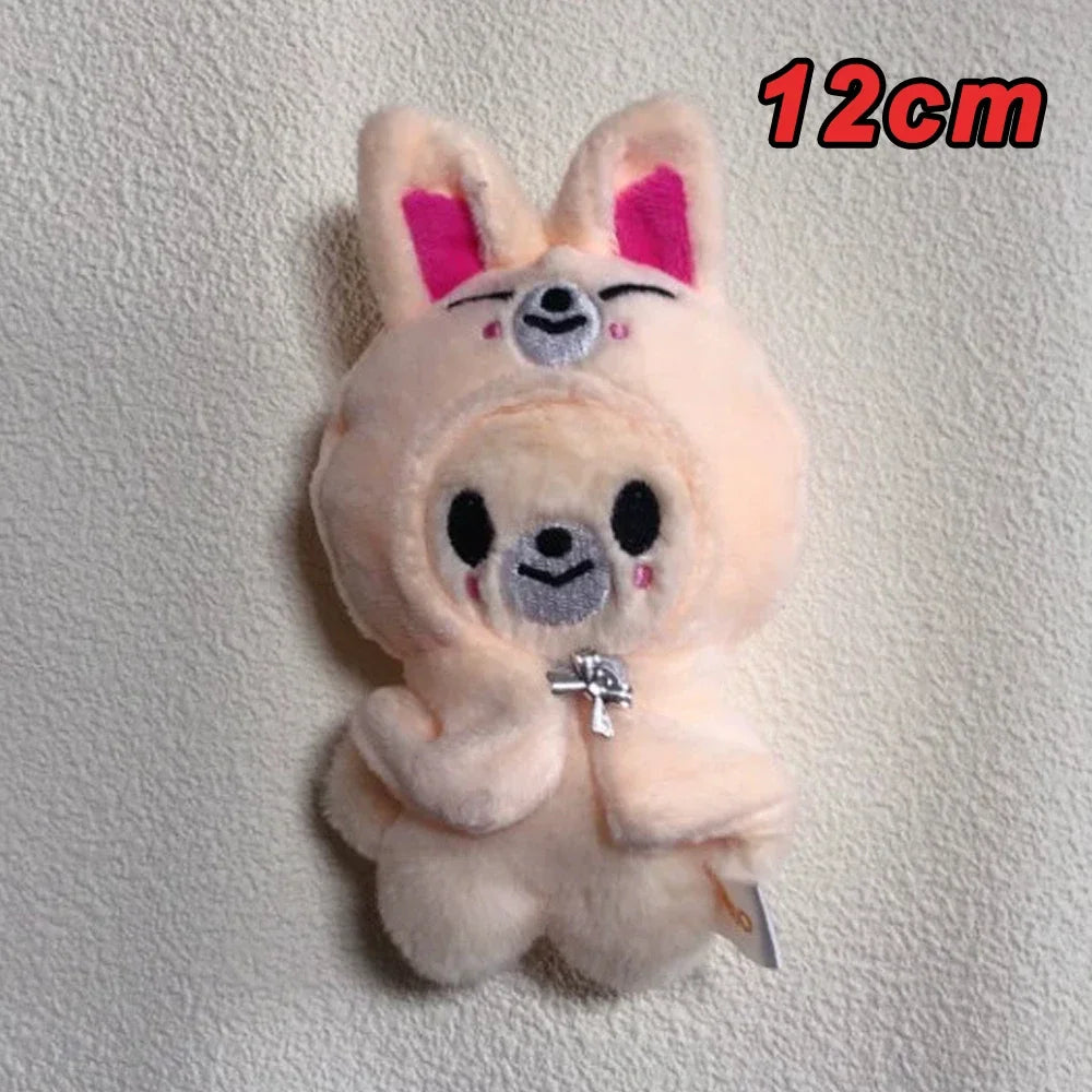 300style 10/22cm Skzoo Plush Bag Toy Kawaii Stray Wolf Plush Cartoon Stuffed Animal Doll Kawaii Toy Room Decor Children Gift