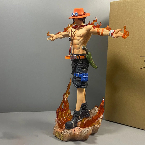 One Piece Portgas D. Ace PVC Action Figure — 27cm Statue