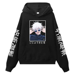 Jujutsu Kaisen Gojo Satoru Manga Graphic Hoodie Harajuku Streetwear