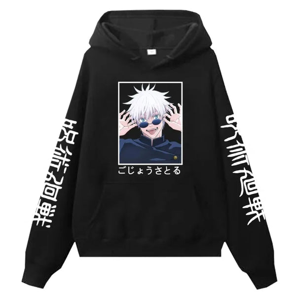 Jujutsu Kaisen Gojo Satoru Manga Graphic Hoodie Harajuku Streetwear