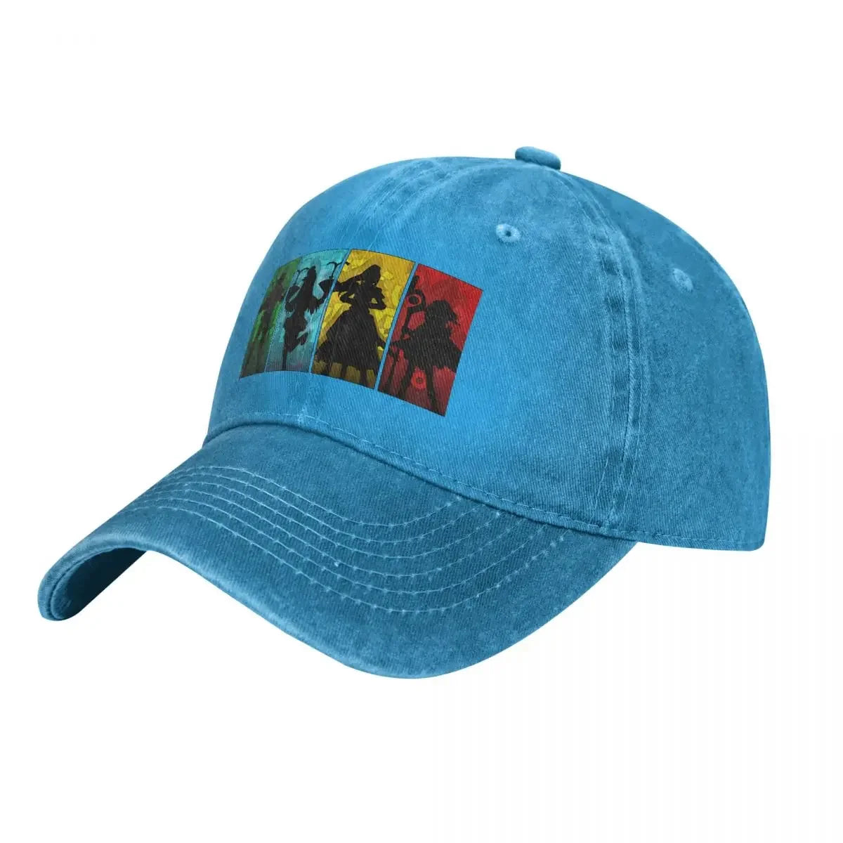 Anime Baseball Caps Hats Konosuba! Squad Silhouette Classic Dad Hat For Man Hip Hop Caps Sun Shade