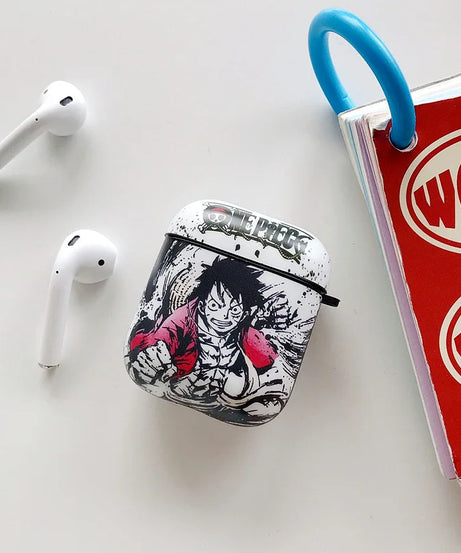 Anime Cartoon One Piece Bluetooth Earphone Case For Apple AirPods 1 2 3 Pro Headphone Headset Wireless Protection Cover Funda