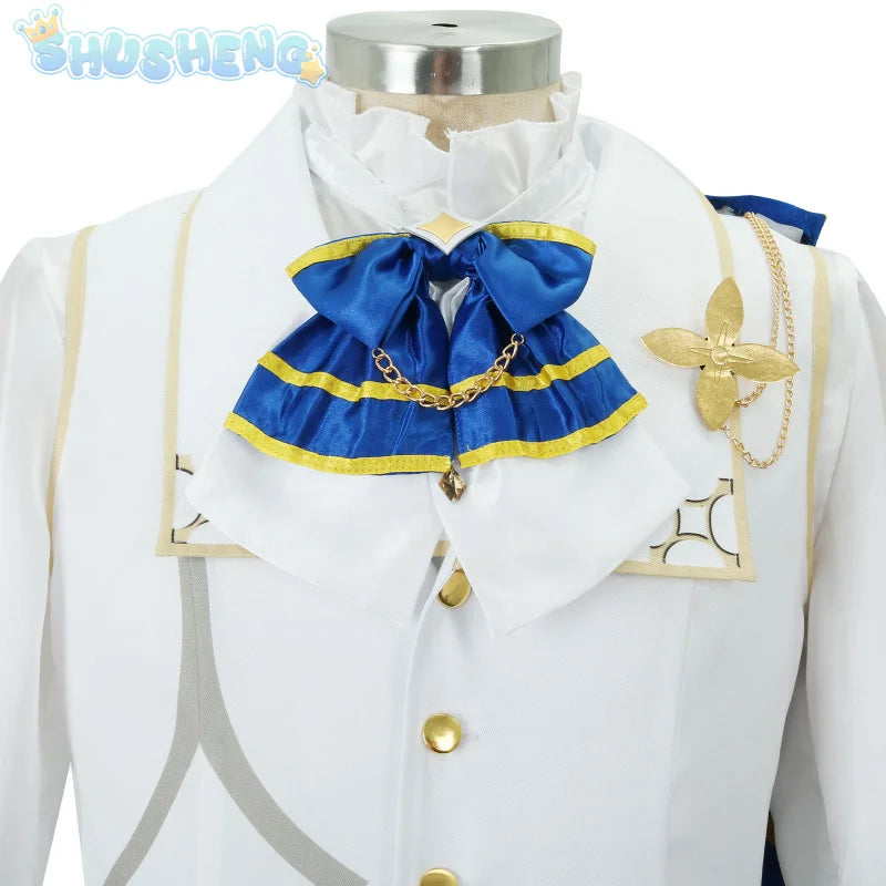 Genshin Impact Cosplay Albedo symphony concert Costume Wig shawl shirt accessories handsome  Halloween Christmas Uniform