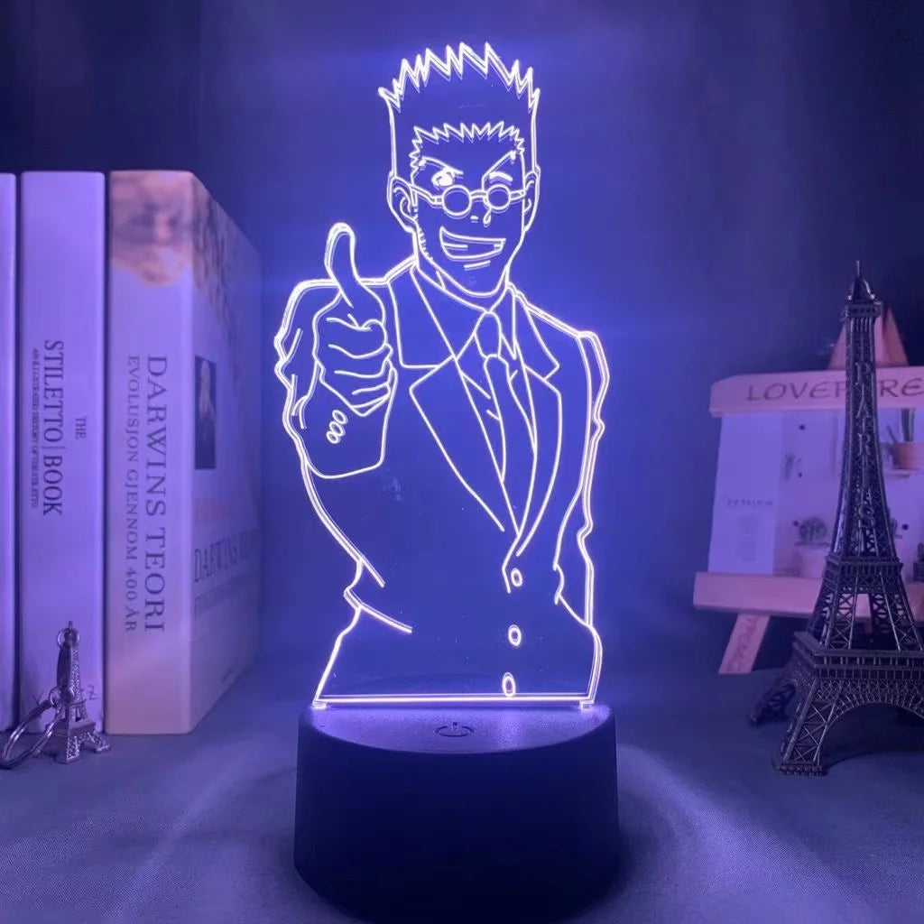 Anime Hunter X Hunter Led Night Light Killua Zoldyck Figure Nightlight Color Changing Usb Battery Table 3d Lamp Gift for Kids