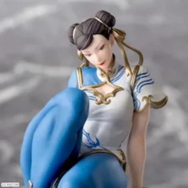 Street Fighter 6 Chun-Li 14Cm Action Figure Anime PVC Model Collectible Toys for Boys Kawaii Doll Gifts