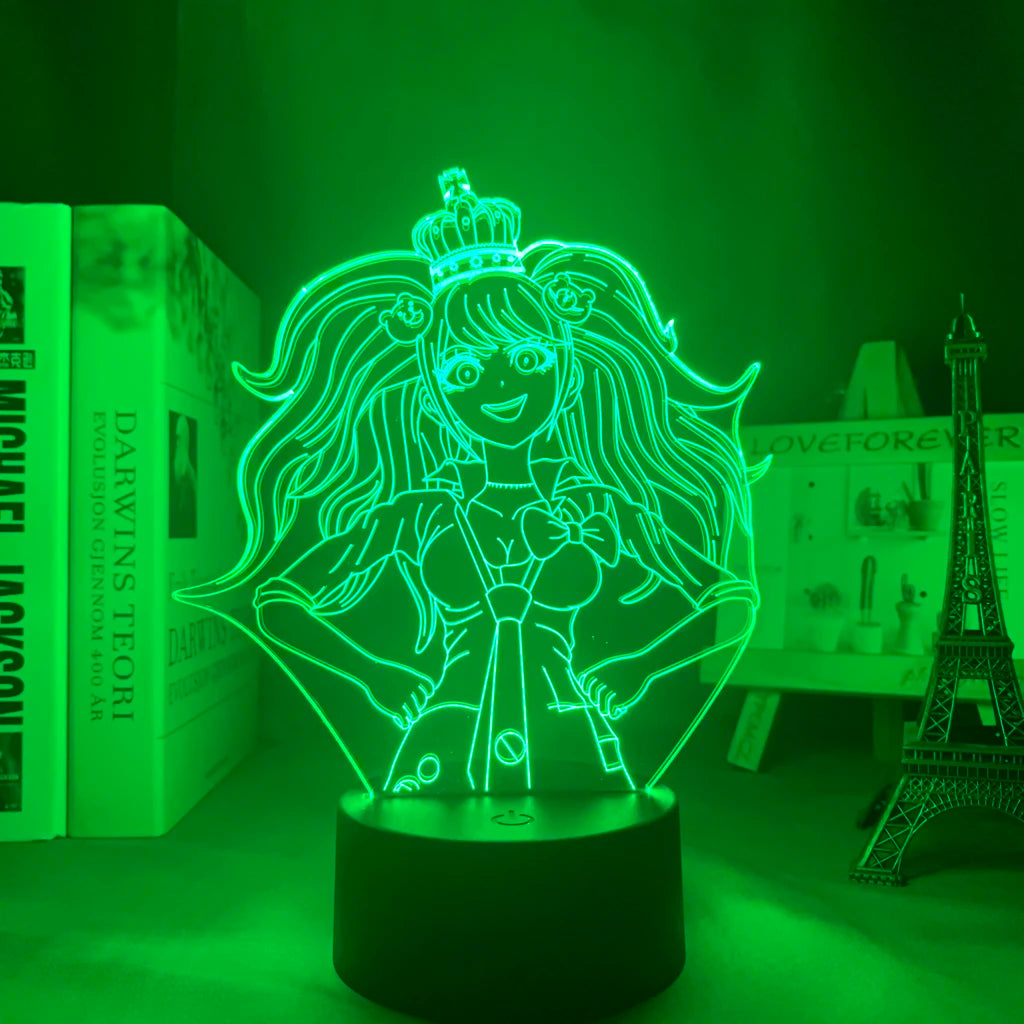 Anime Danganronpa V3 Nagito Komaeda Led Night Light Nagito Komaeda Game Figure Bedside Lamp for Bedroom Decor Kids Manga Gifts