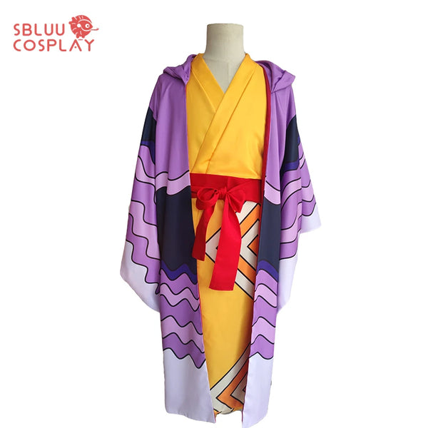 One Piece Wano Country Jinbe Cosplay Costume – Anime Kimono Outfit