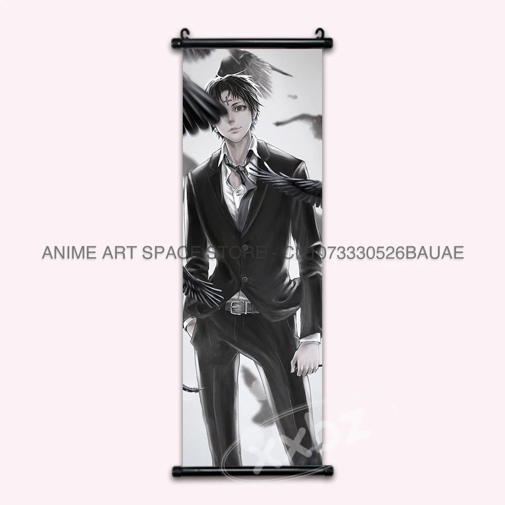 Hunter x Hunter Scroll Poster – Classic Anime Wall Art Canvas Decoration