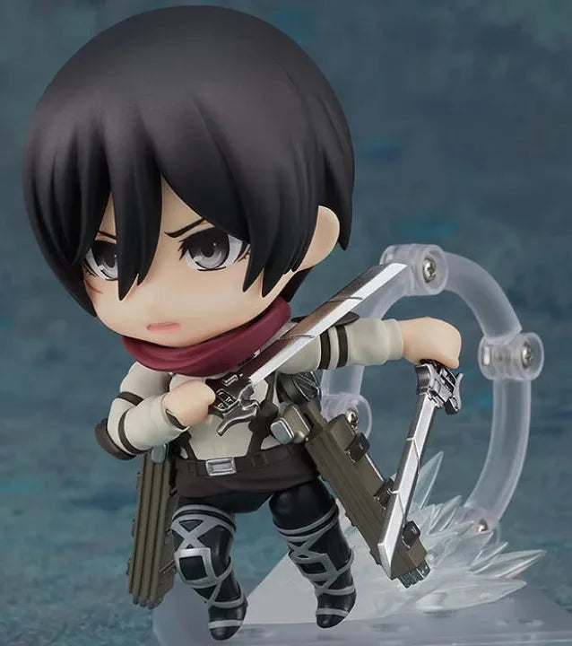 10cm Attack on Titan Mikasa Ackerman The Final Season Anime Action Figure Toys Doll Collection Christmas Gift