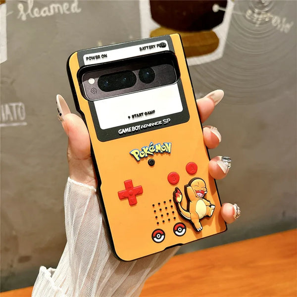 Pokémon Flip Case for Google Pixel Fold — Pikachu, Charmander & Squirtle