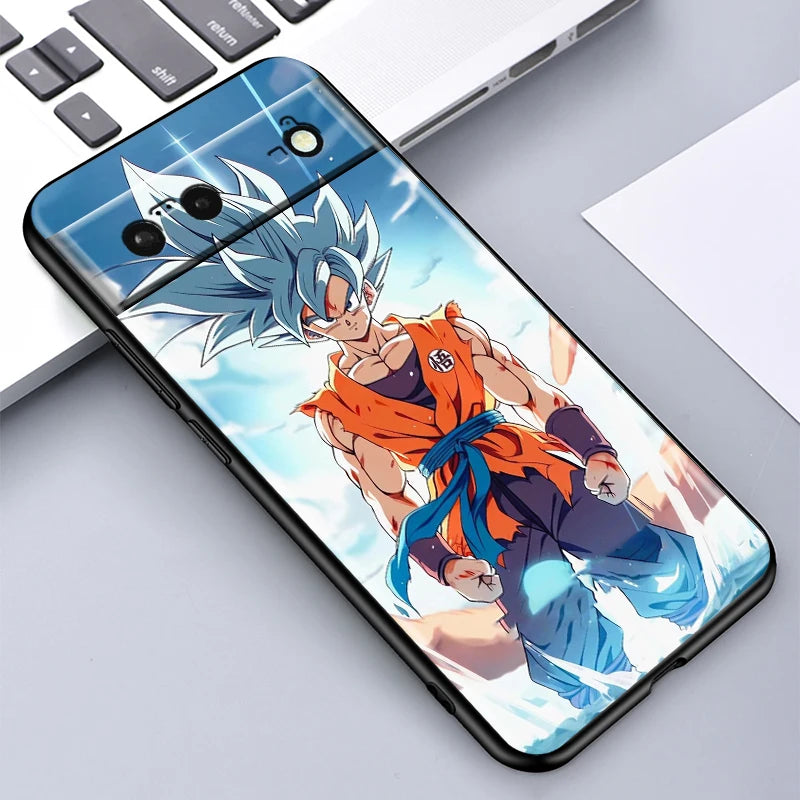 Dragon Ball Z Shockproof Case – Goku Edition for Google Pixel 4–9 Series