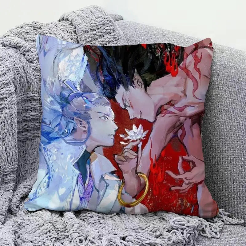 Ne Zha anime peripherals pillows cute personality creative fashion living room sofa bedroom cushions holiday gift