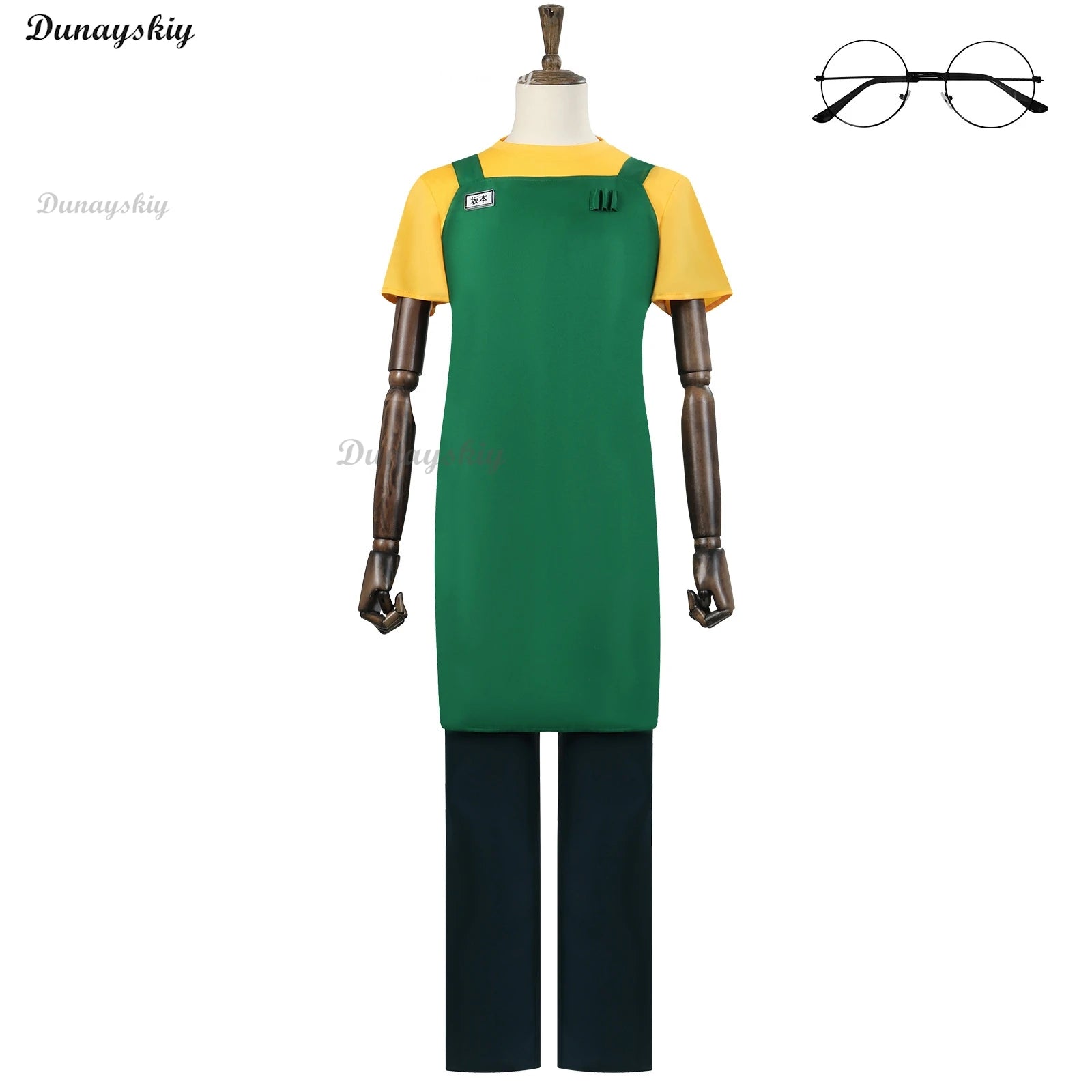 Sakamoto Taro Cosplay Costume Set – Sakamoto Days Anime Wig & Uniform for Halloween/Party