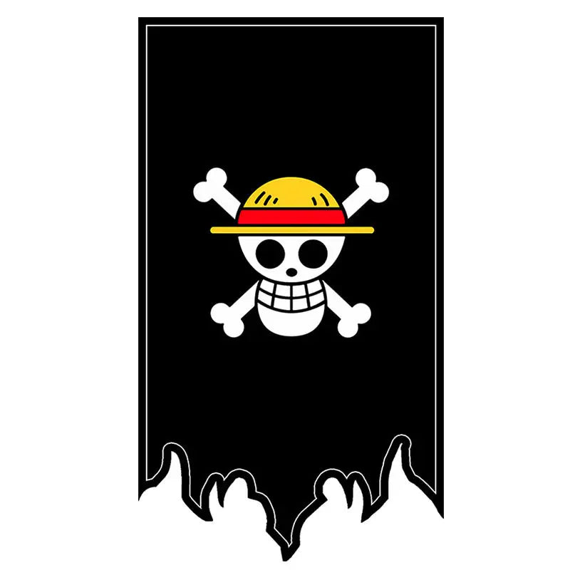ONE PIECE New Legion Flag Pirate Flag Cartoon Anime Peripheral COSPLAY Decorative Flag Holiday Gift