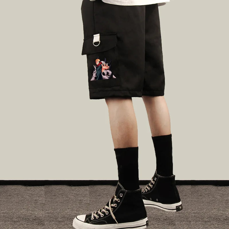 Jujutsu Kaisen Five Strips of Wushu Shorts Anime peripherals Character Beach Pants Casual Daily Sports Overalls Fan Gift