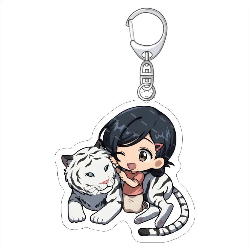 Anime Sakamoto Days NEW Acrylic Acrylic Fun Keychain Animation Related Product Girl Gift Key Chain Bag Charm Q version Pendant