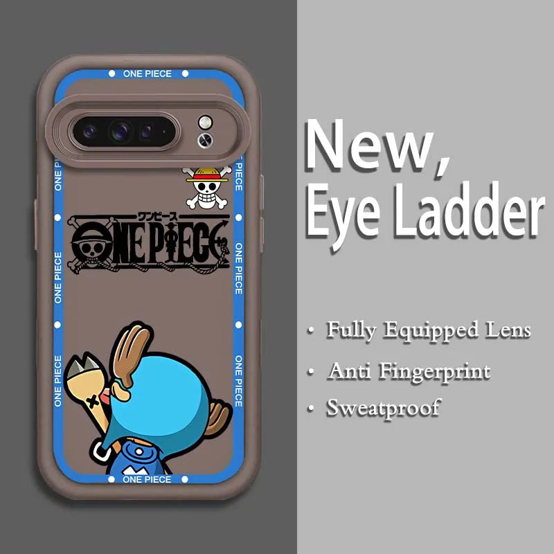Roronoa Zoro Eye Ladder Case – One Piece Soft TPU Cover for Pixel 9–7A Pro 5G
