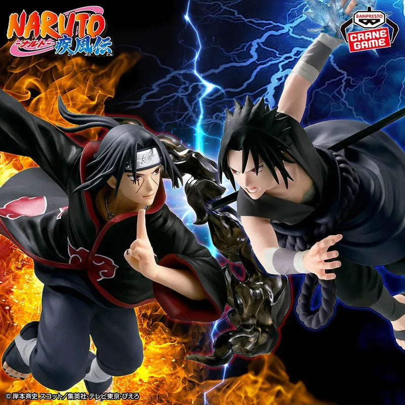 Naruto Uchiha Sasuke Uchiha Itachi PVC Anime Character Model Collection Toys Gifts