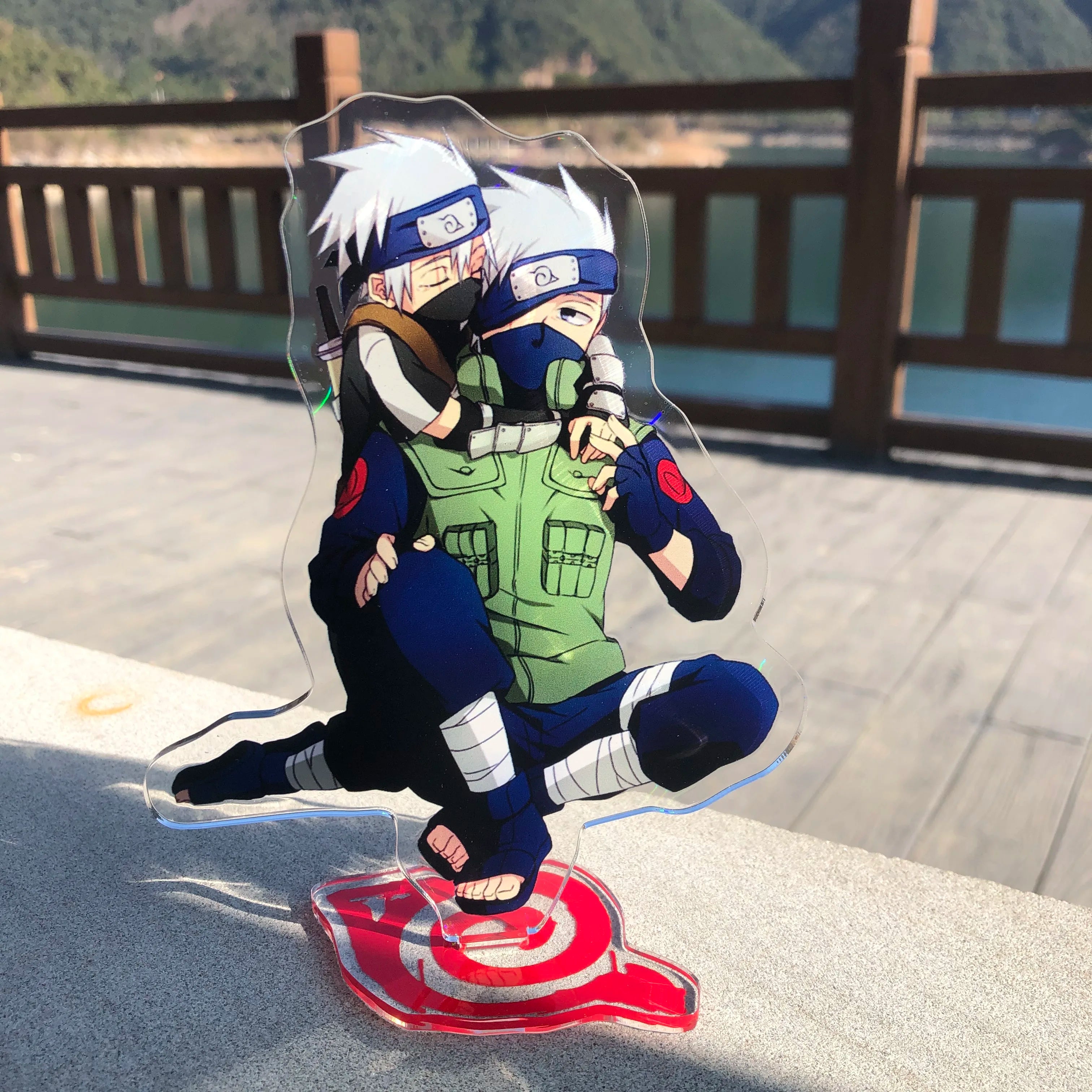 Anime Acrylic Stand Character Model Board Table Decoration Key Chain Kakashi Itachi Sasuke Lady Gift Jewelry Accessories