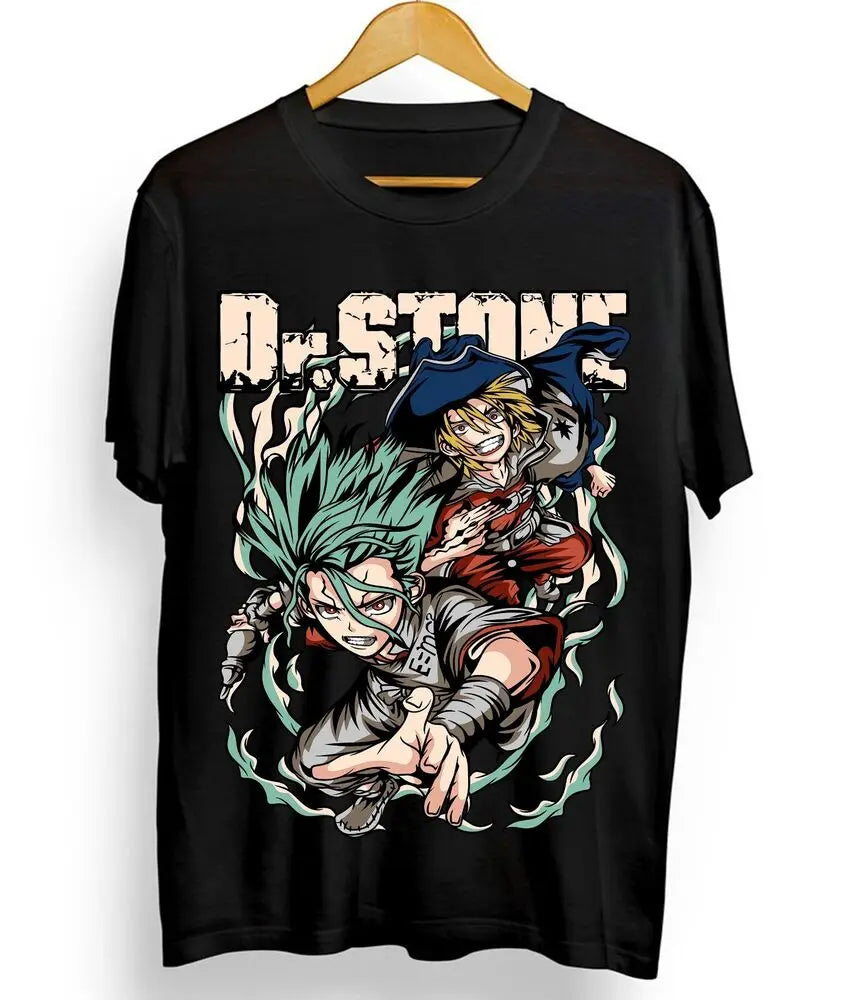 Dr. Stone T-Shirt Senku Ishigami Ryusui Asagiri Seiyuu Vintage Shirt All Size