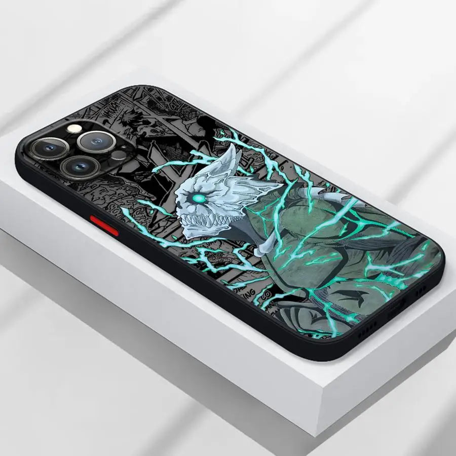 Cool Kaiju No.8 Monster Form Phone Case for iPhone 16 14Pro XR 16e 15 13 Mini SE 7 8 Plus 12 11 Pro XS Max 14 Soft Cover
