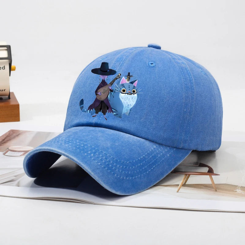 Kpop Demon Hunteres Baseball Cap for Girls Boys Summer Adjustable Sun Hat Anime Cute Retro Sunbonnet Adult Women Headgear Gift