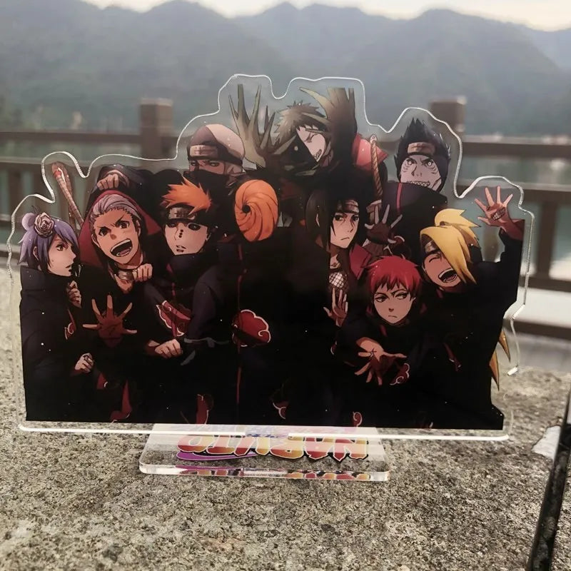Anime Acrylic Stand Character Model Board Table Decoration Key Chain Kakashi Itachi Sasuke Lady Gift Jewelry Accessories