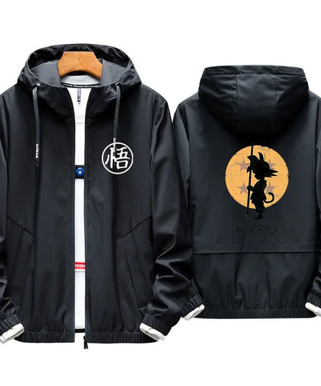 New Dragon Ball anime peripherals Goku Q version two-dimensional clothes men and women couples casual jackets gifts wholesale