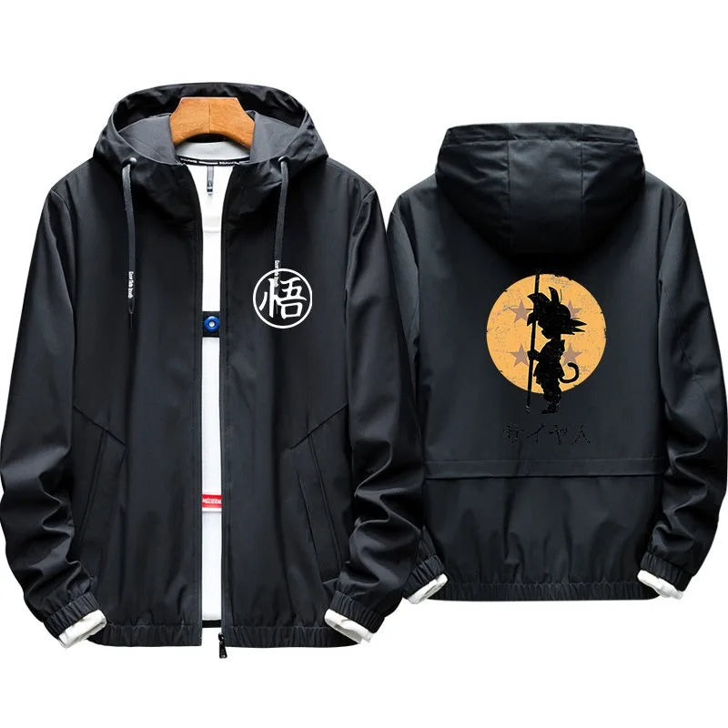 New Dragon Ball anime peripherals Goku Q version two-dimensional clothes men and women couples casual jackets gifts wholesale