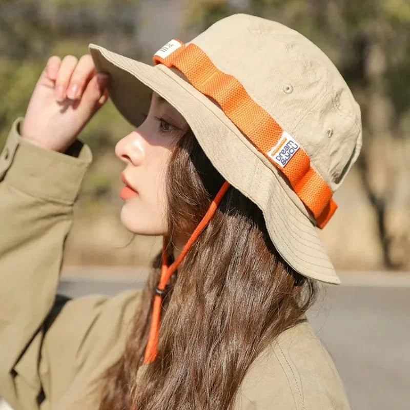 Japanese Hiking Bucket Hat for Women Men Fisherman Hat Summer Vacation Visor upf 50 Sun UV Protection Hat Chapeau Femme
