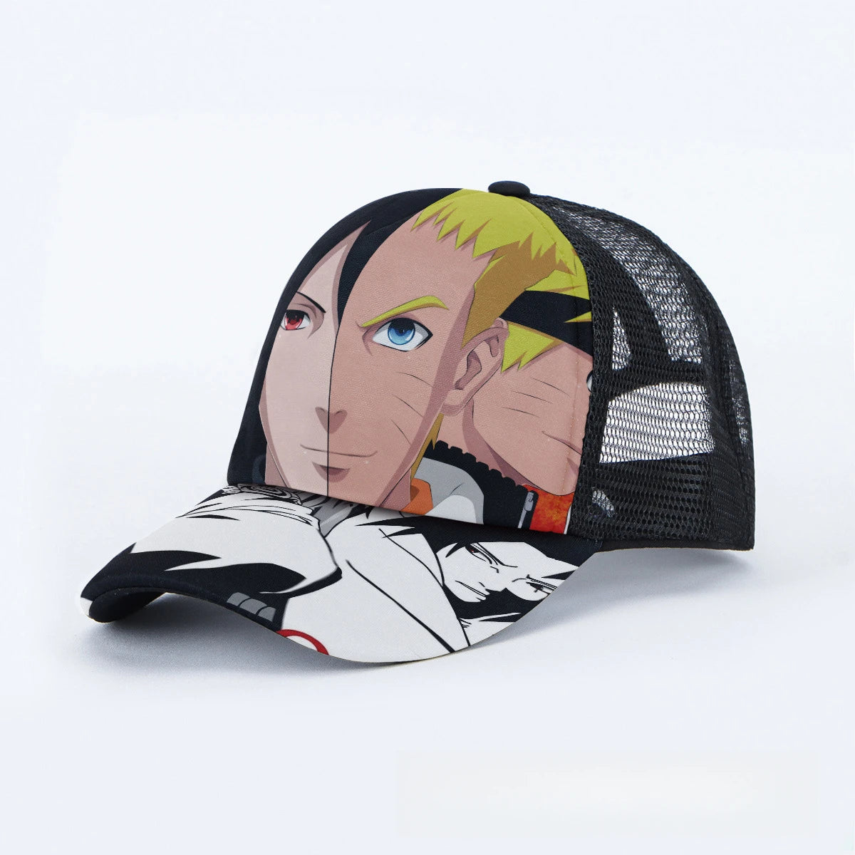 Anime Naruto Shippuden Baseball Cap Summer Beach Sun Hat Uchiha Itachi Sharingan Eye Cosplay Adjustable Sport Cap