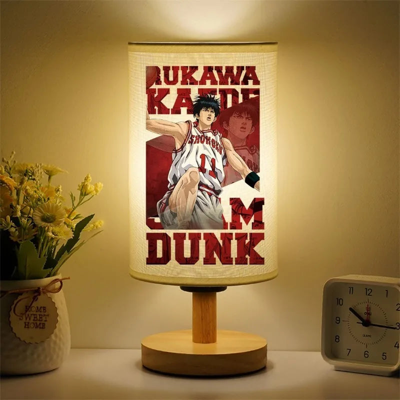 Slam Dunk Rukawa & Hanamichi Anime Bedside Lamp – Creative LED Table Light