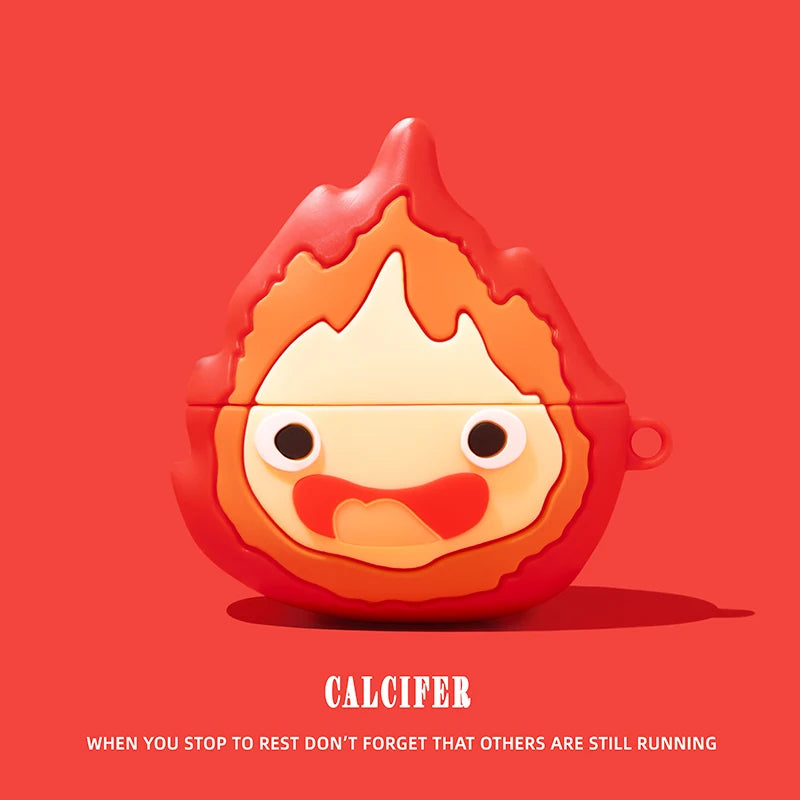 Protective Case for Airpods 4 3 2 Cover for Apple AirPods Pro2 Pro 2nd Generation Shell Game Console Anime Robot Fire